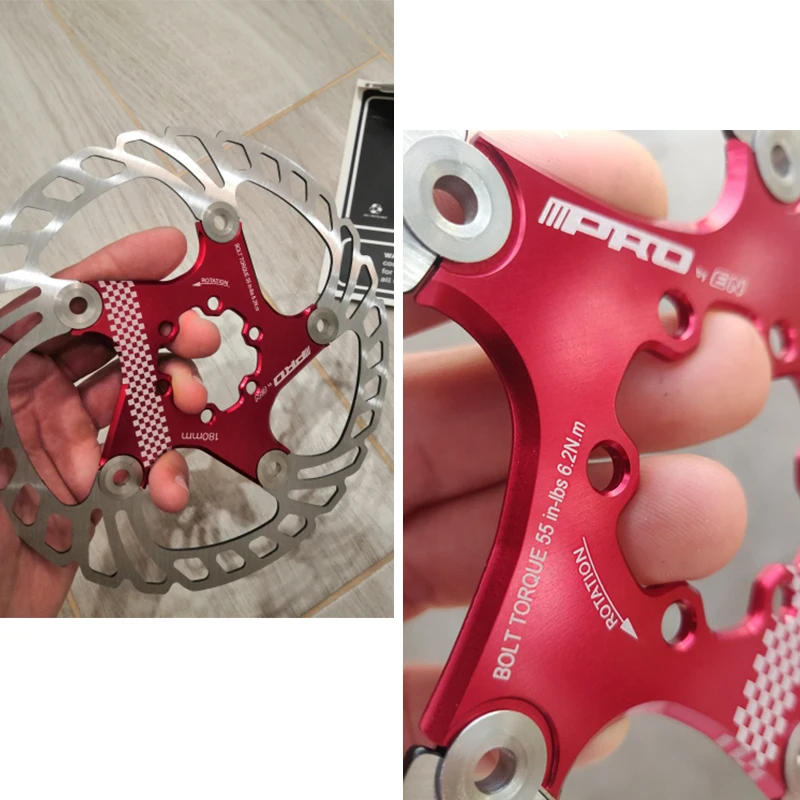 IIIPRO Bicycle Brake Rotor 140mm 160mm 180mm 203mm Disc Brake Rotor Floating MTB Bike Brake Rotor Bicycle Parts