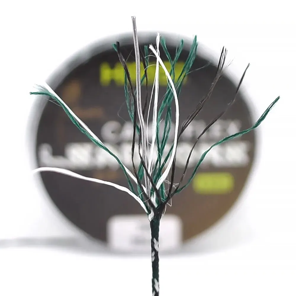 Hirisi 1pcs 35LB 7M Leadcore Carp Fishing Tackle Line Make Carp Hair Rigs 3 Color Braided Lead Line