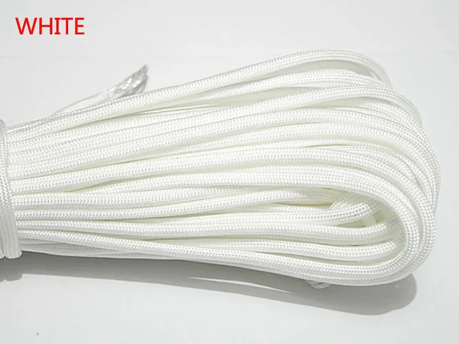 1pcs 550 Paracord Parachute Cord Lanyard Mil Spec Type III 7 Strand Core 100 FT 27 Colors For Climbing Camping / Bracelet
