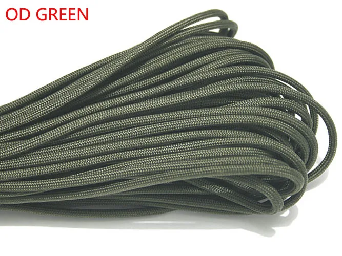 1pcs 550 Paracord Parachute Cord Lanyard Mil Spec Type III 7 Strand Core 100 FT 27 Colors For Climbing Camping / Bracelet