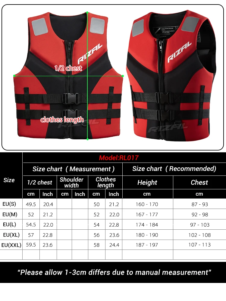 Life Vest Adults Surf Vest Kayak Wakeboard Motorboats Raft Rescue Boat Ski Water Sports Swimming Drifting Rescue Life Jacket