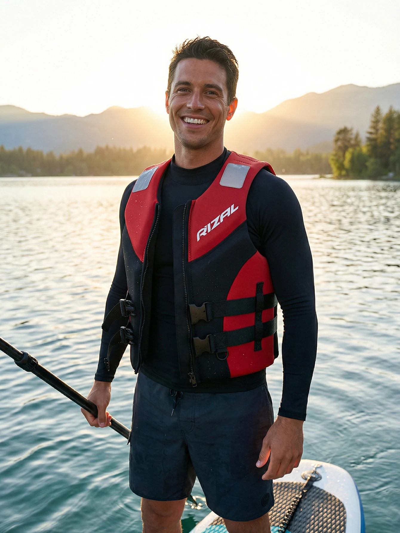 Life Vest Adults Surf Vest Kayak Wakeboard Motorboats Raft Rescue Boat Ski Water Sports Swimming Drifting Rescue Life Jacket