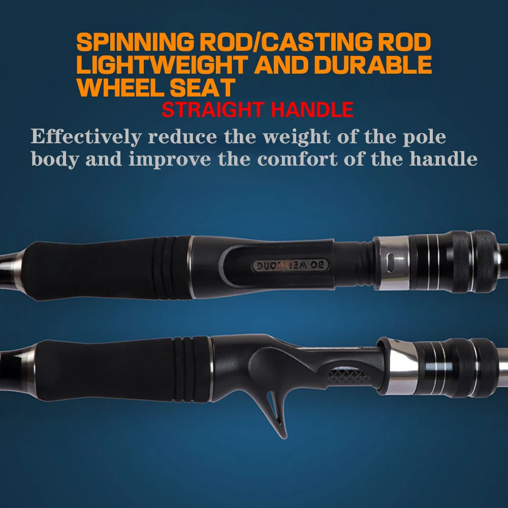 1.8M 2.1M 2.4M 2.7M 3.0M Portable Telescopic Fishing Rod Carbon Fiber Spinning/Casting Fish Rod Tackle