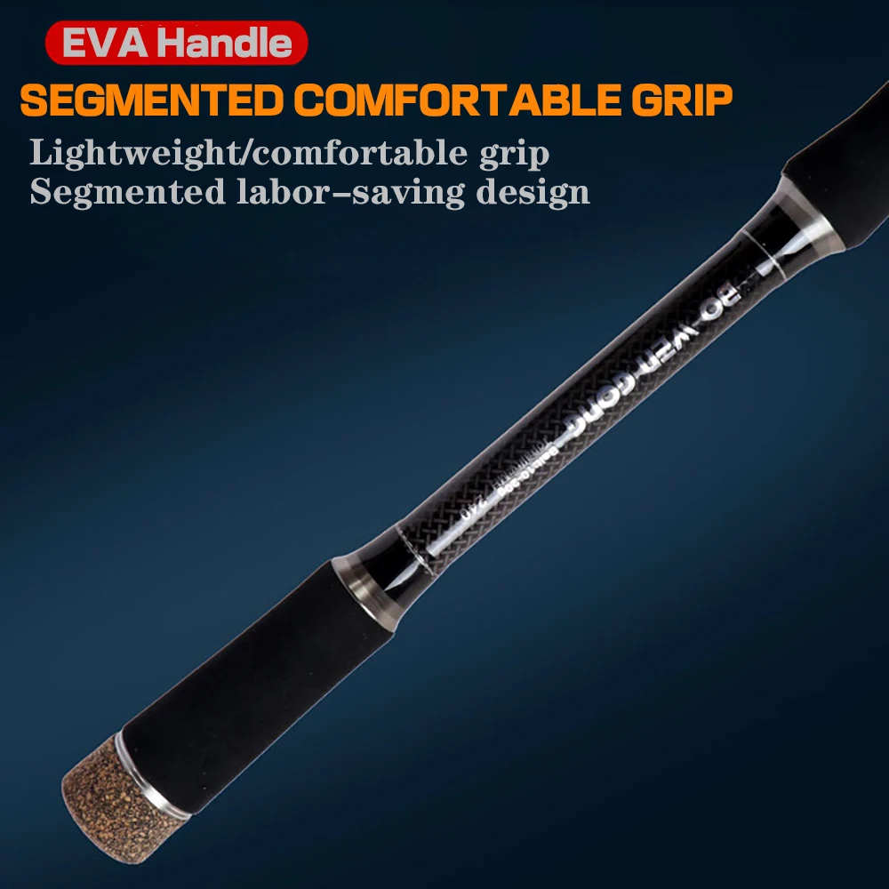 1.8M 2.1M 2.4M 2.7M 3.0M Portable Telescopic Fishing Rod Carbon Fiber Spinning/Casting Fish Rod Tackle