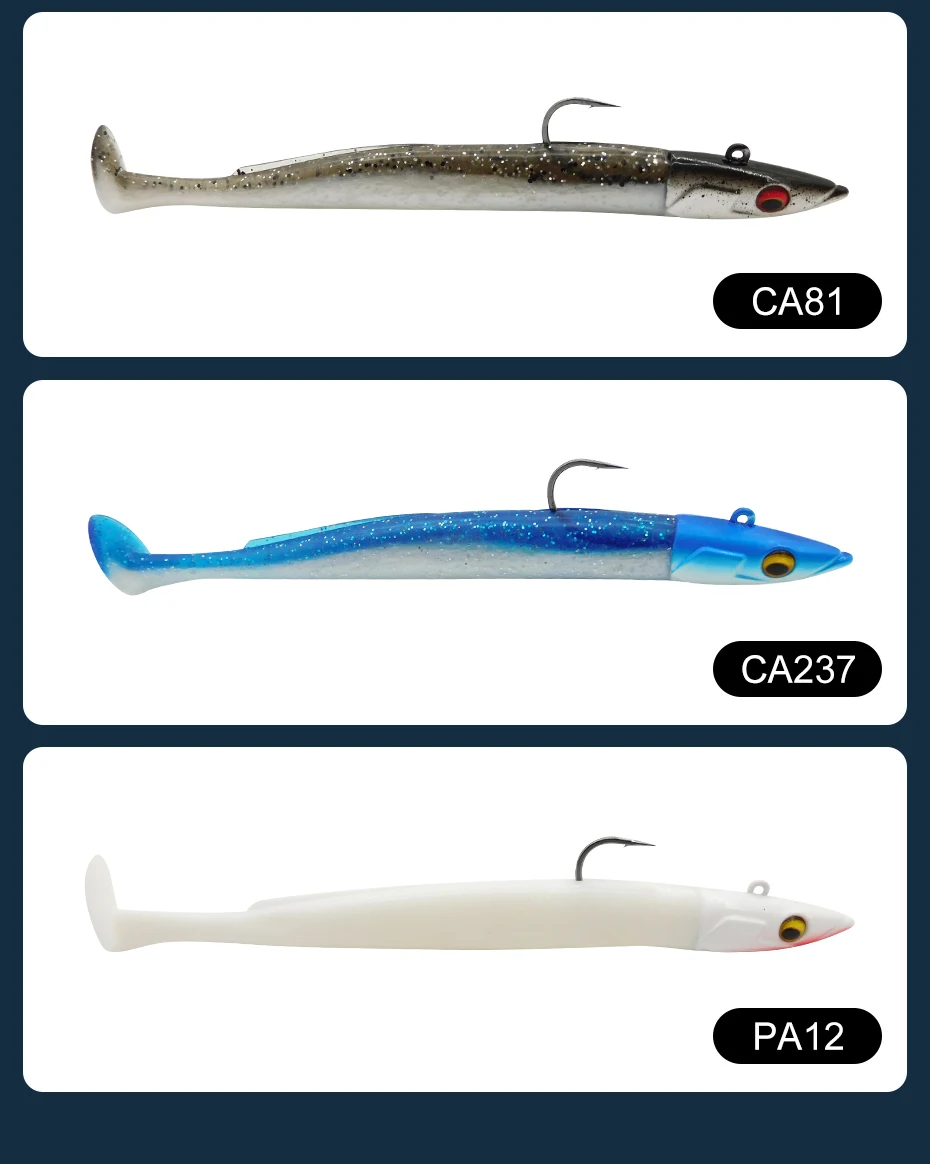 ESFISHING Soft Fishing Lures Leurre Souple Crazy Paddle Tail 150mm Swimbait Lifelike for Pike Bass Trout Pescas