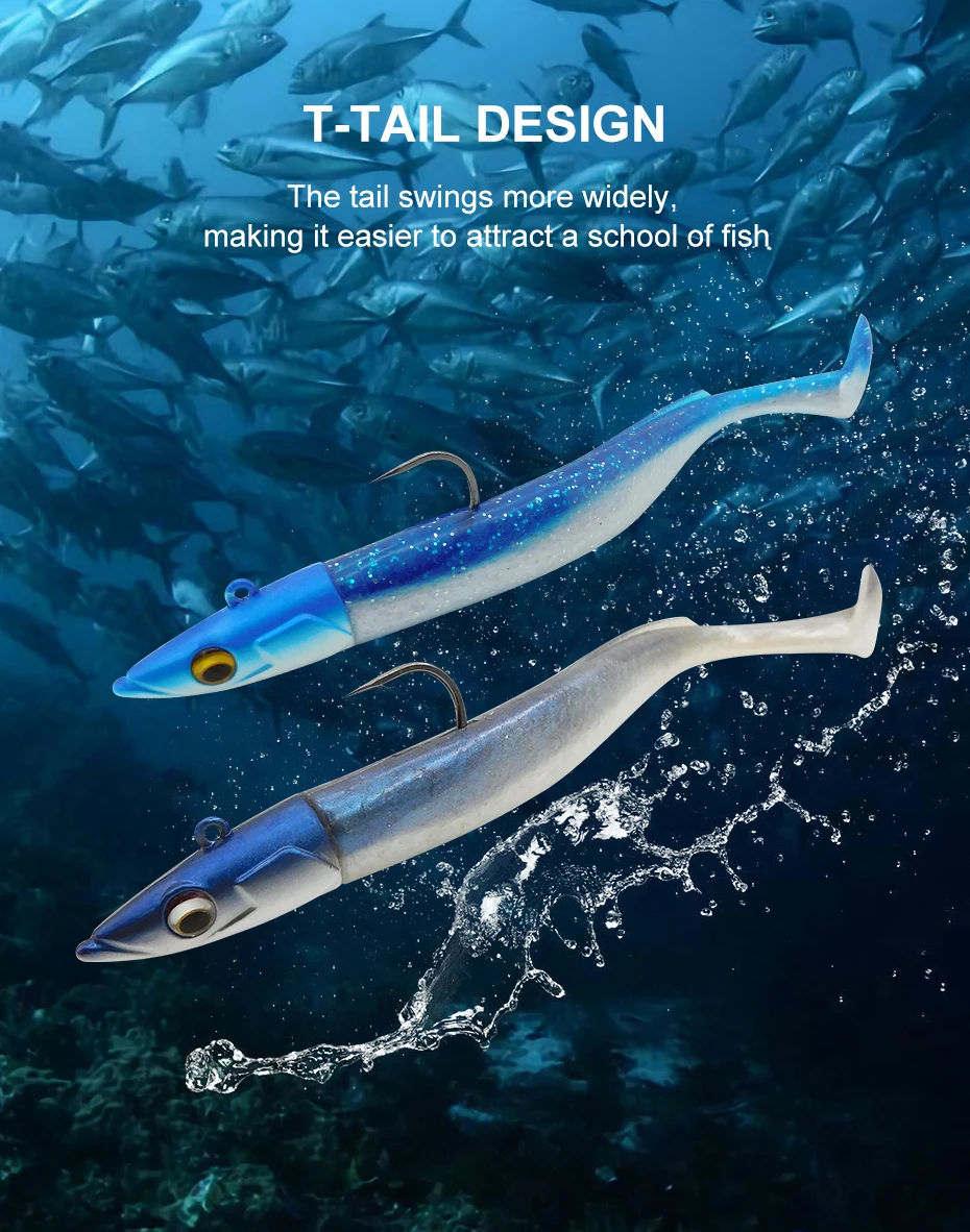 ESFISHING Soft Fishing Lures Leurre Souple Crazy Paddle Tail 150mm Swimbait Lifelike for Pike Bass Trout Pescas