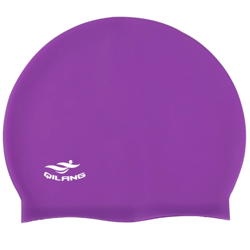 Waterproof Silicone Swim Caps Women Men High Elastic Flexible Protect Ears Hair Swimming Pool Hat for Adults Children Girls Boys