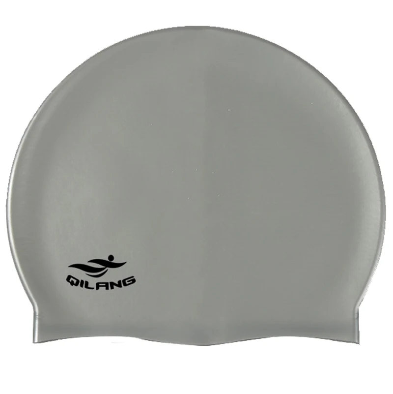 Waterproof Silicone Swim Caps Women Men High Elastic Flexible Protect Ears Hair Swimming Pool Hat for Adults Children Girls Boys