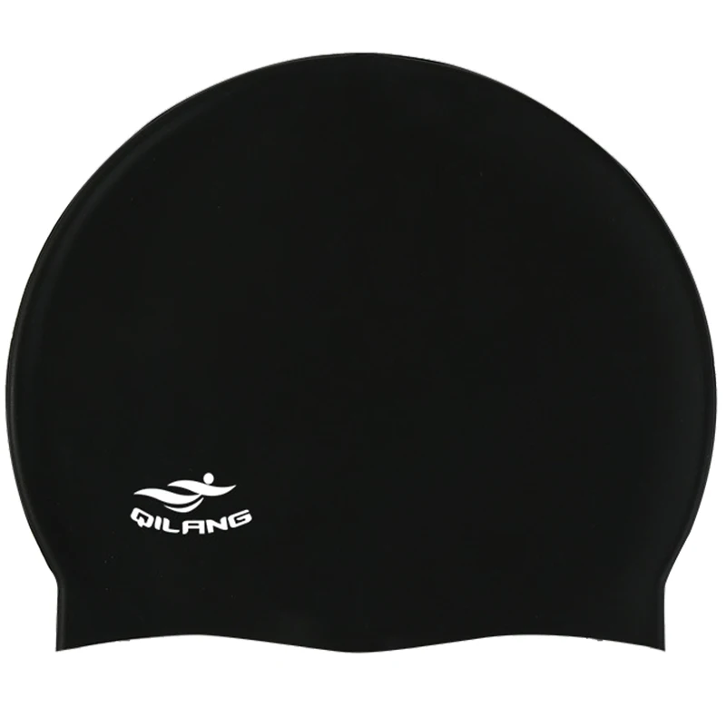 Waterproof Silicone Swim Caps Women Men High Elastic Flexible Protect Ears Hair Swimming Pool Hat for Adults Children Girls Boys