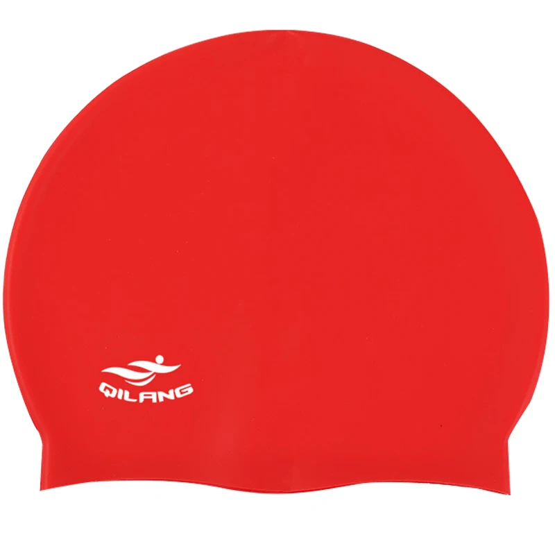 Waterproof Silicone Swim Caps Women Men High Elastic Flexible Protect Ears Hair Swimming Pool Hat for Adults Children Girls Boys