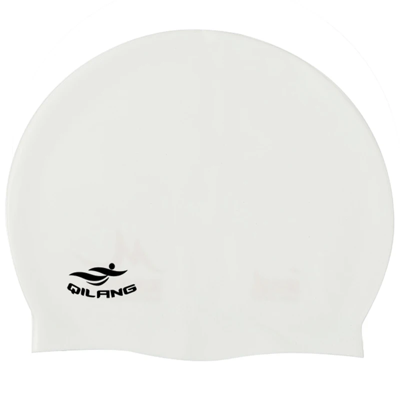 Waterproof Silicone Swim Caps Women Men High Elastic Flexible Protect Ears Hair Swimming Pool Hat for Adults Children Girls Boys