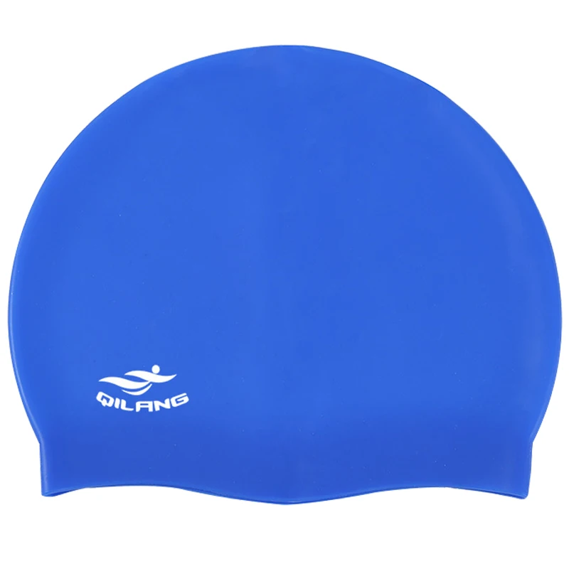 Waterproof Silicone Swim Caps Women Men High Elastic Flexible Protect Ears Hair Swimming Pool Hat for Adults Children Girls Boys