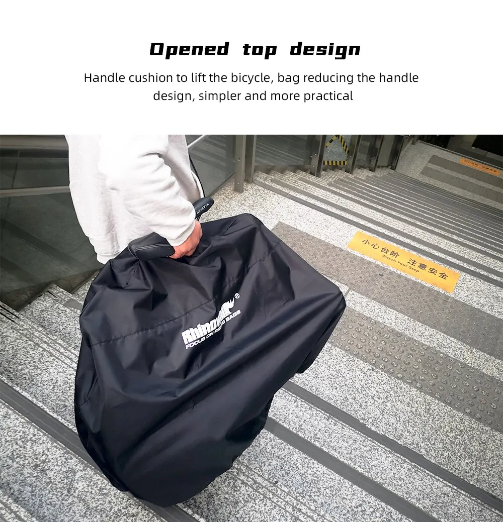 Rhinowalk Folding Bike Storage Bag Cover Portable Fits 20-Inch Or 16-Inch Folding Bike Light Bike Travel Carry Handbag