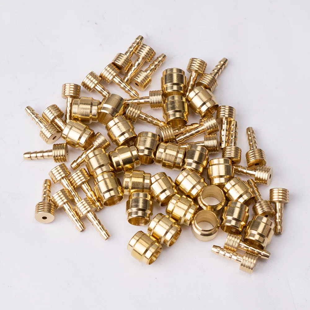 ZTTO 10Pcs MTB Bike Oil Brake Olive Head Oil Pin Hydraulic Disc Brake Oil Needle Brass Bushings For BH90 BH59 MAGuraTekRO Parts