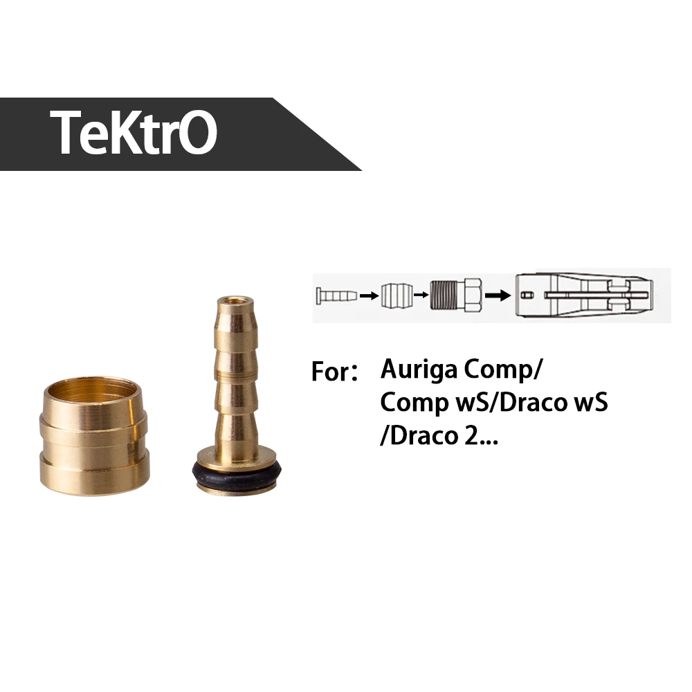 ZTTO 10Pcs MTB Bike Oil Brake Olive Head Oil Pin Hydraulic Disc Brake Oil Needle Brass Bushings For BH90 BH59 MAGuraTekRO Parts