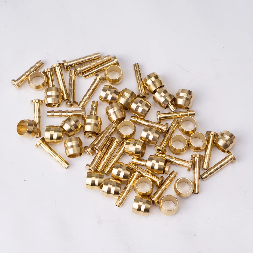 ZTTO 10Pcs MTB Bike Oil Brake Olive Head Oil Pin Hydraulic Disc Brake Oil Needle Brass Bushings For BH90 BH59 MAGuraTekRO Parts