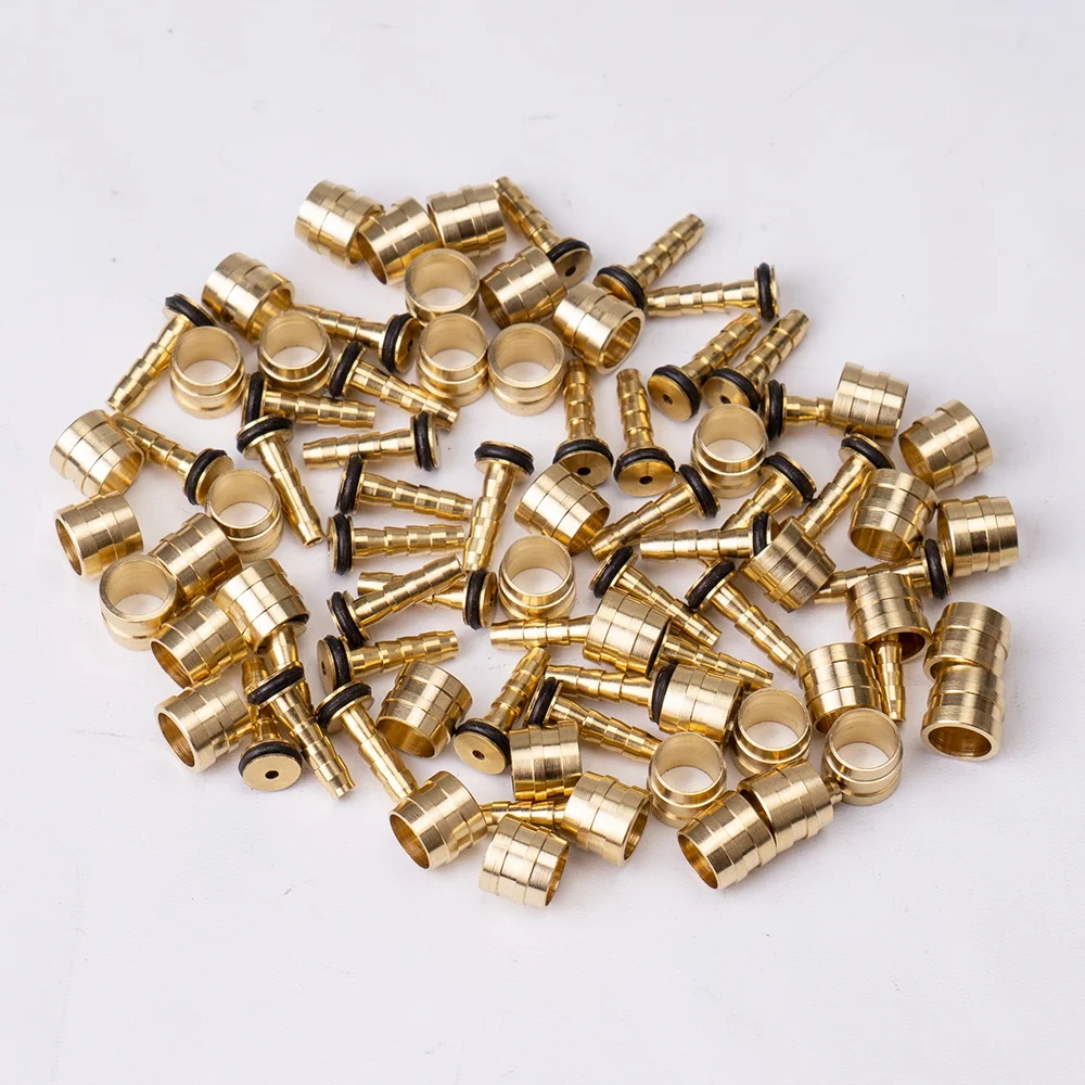 ZTTO 10Pcs MTB Bike Oil Brake Olive Head Oil Pin Hydraulic Disc Brake Oil Needle Brass Bushings For BH90 BH59 MAGuraTekRO Parts