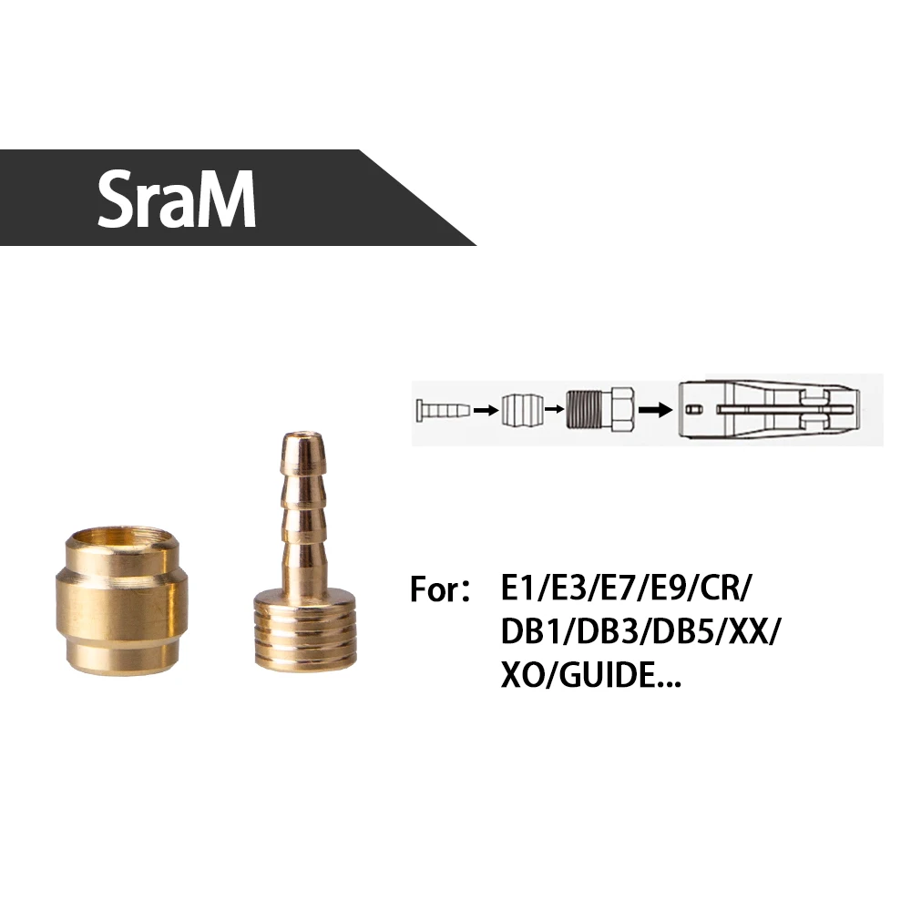 ZTTO 10Pcs MTB Bike Oil Brake Olive Head Oil Pin Hydraulic Disc Brake Oil Needle Brass Bushings For BH90 BH59 MAGuraTekRO Parts
