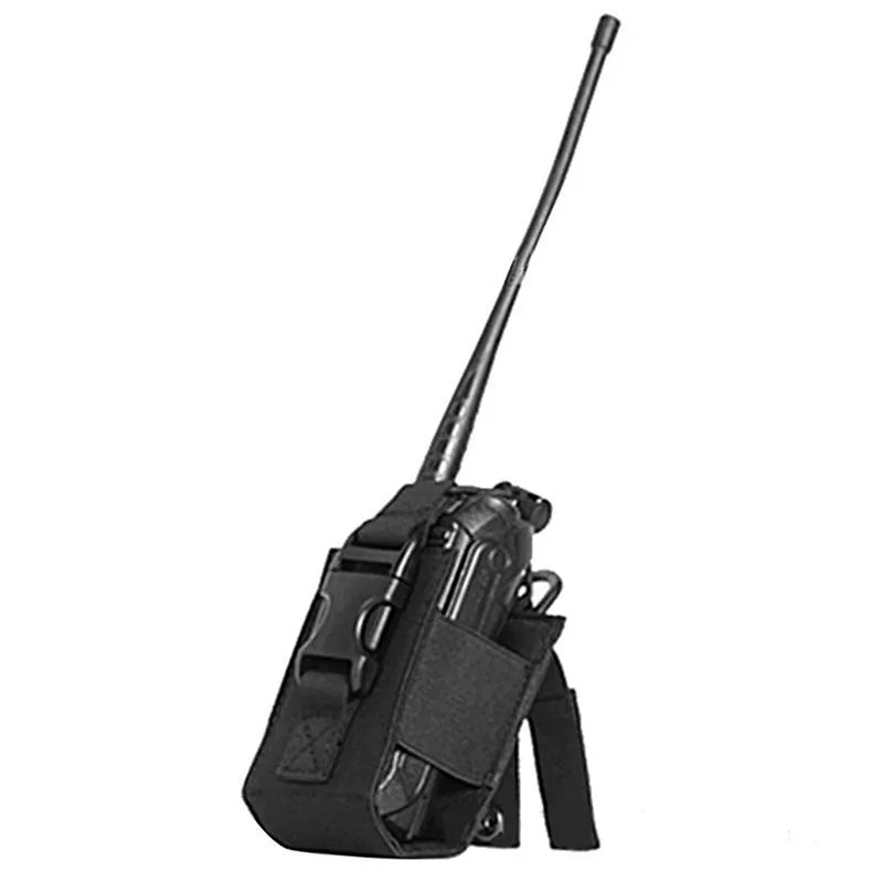 2024 Radio Pouch Hunting Walkie Talkie Holder Interphone Hanging Bag Molle Nylon Magazine Pouch Pocket Caza