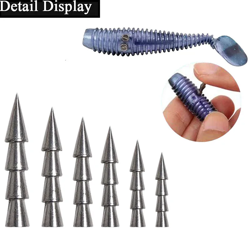 10pcs/lot Fishing Insert Weight 0.5g 1g 1.5g 2g 3.2g 4g Weight Sinker Fishing Soft Bait Fishing Accessories
