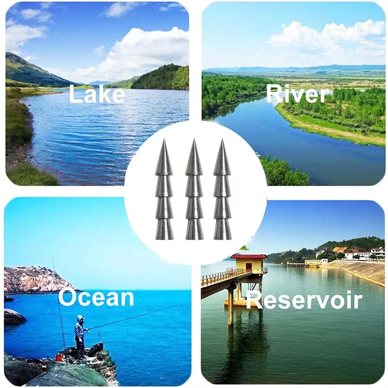 10pcs/lot Fishing Insert Weight 0.5g 1g 1.5g 2g 3.2g 4g Weight Sinker Fishing Soft Bait Fishing Accessories