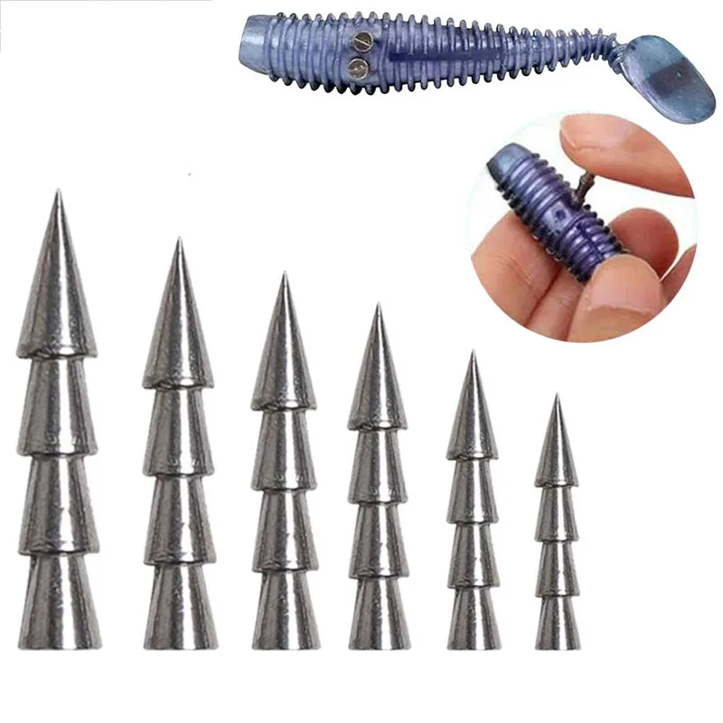 10pcs/lot Fishing Insert Weight 0.5g 1g 1.5g 2g 3.2g 4g Weight Sinker Fishing Soft Bait Fishing Accessories