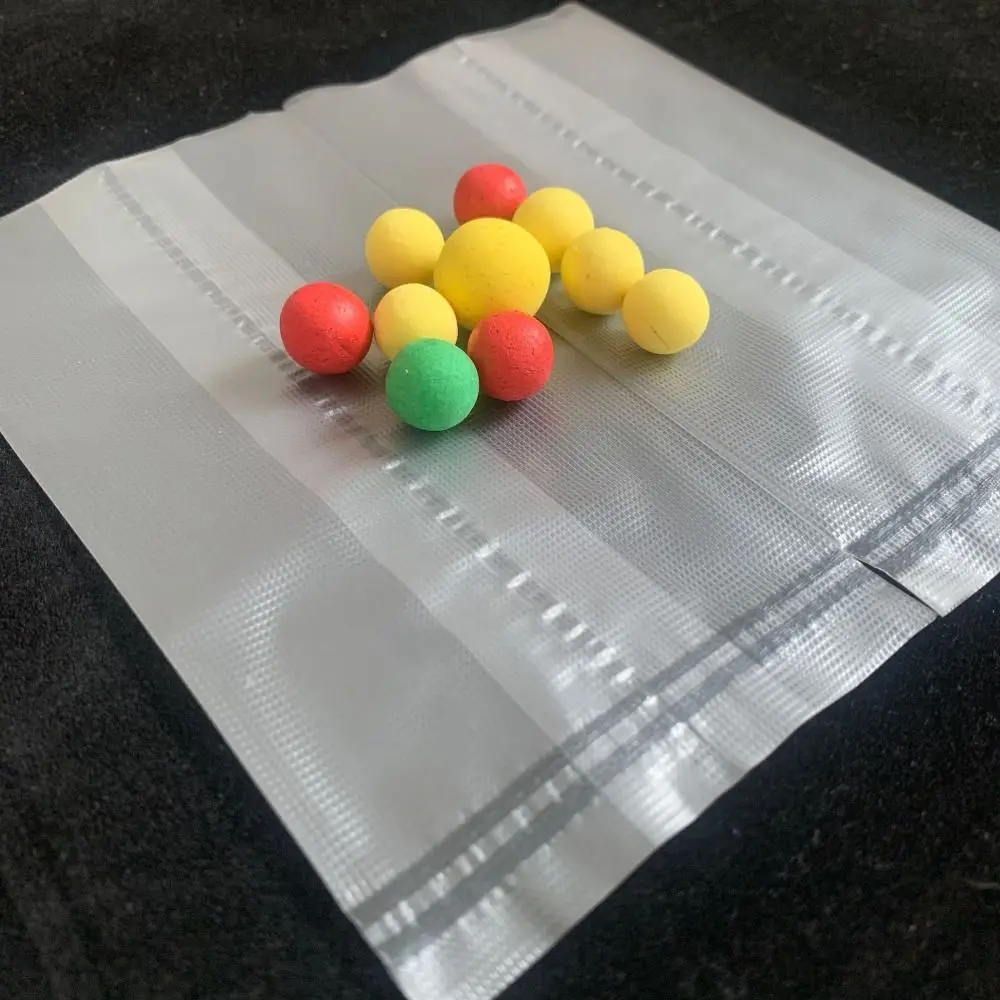 100PCS/Lot PVA Bags for Carp Fishing Fast Dissolving Environmental Water-soluble Bag for Carp Fishing Bag Tackles Fishing Tools