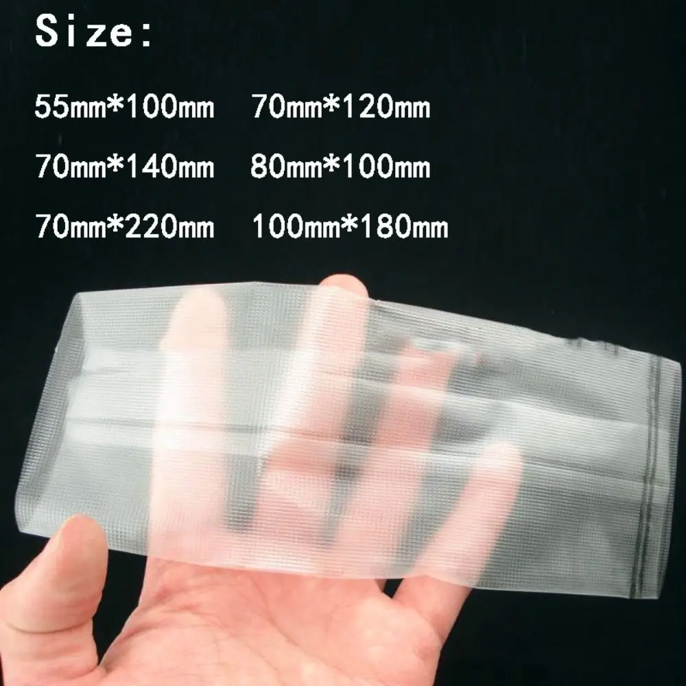 100PCS/Lot PVA Bags for Carp Fishing Fast Dissolving Environmental Water-soluble Bag for Carp Fishing Bag Tackles Fishing Tools