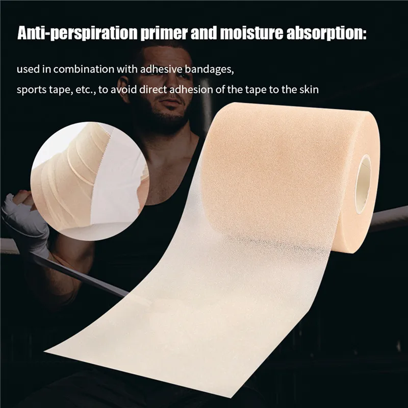 1/3PCS Foam Bandage Elbow Knee Pads Film Foam Underwrap Sports Pre-Wrap For Athletic Tape Sponge Skin Film Self-Adhesive Elastic
