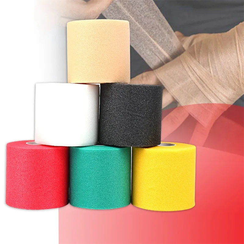 1/3PCS Foam Bandage Elbow Knee Pads Film Foam Underwrap Sports Pre-Wrap For Athletic Tape Sponge Skin Film Self-Adhesive Elastic