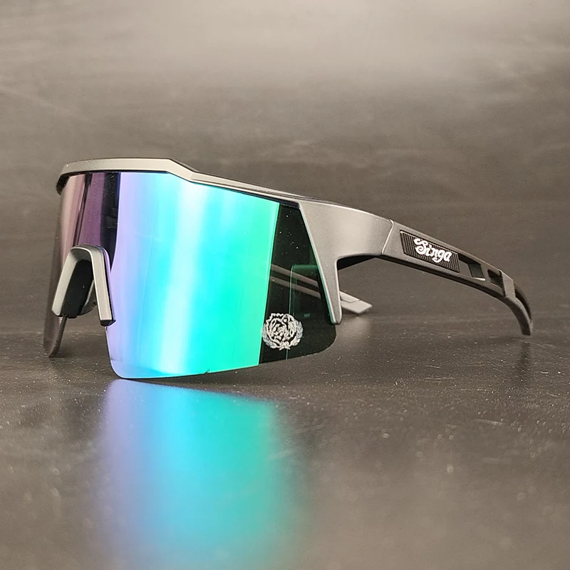 Cycling Sunglasses Bike Eyewear Sports Dark Glasses Cycling Glasses Black Polarized Lens Eyepieces Outdoor Bicycle Goggles
