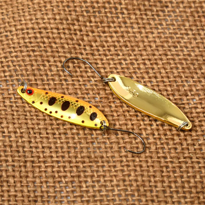1/3/5PCS Spoon bait 2g 3.5g 5g Fishing Lures Pesca Hard Bait River Stream Freshwater Bass Pike Trout