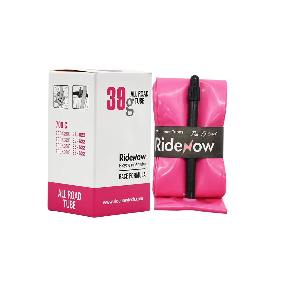 Ridenow TPU Tube Bicycle Lights All Road Tire Bikes Accessories 700*28 30 32 34 36 38c 622 Ride Now Inner Tube Camera 700c 39g