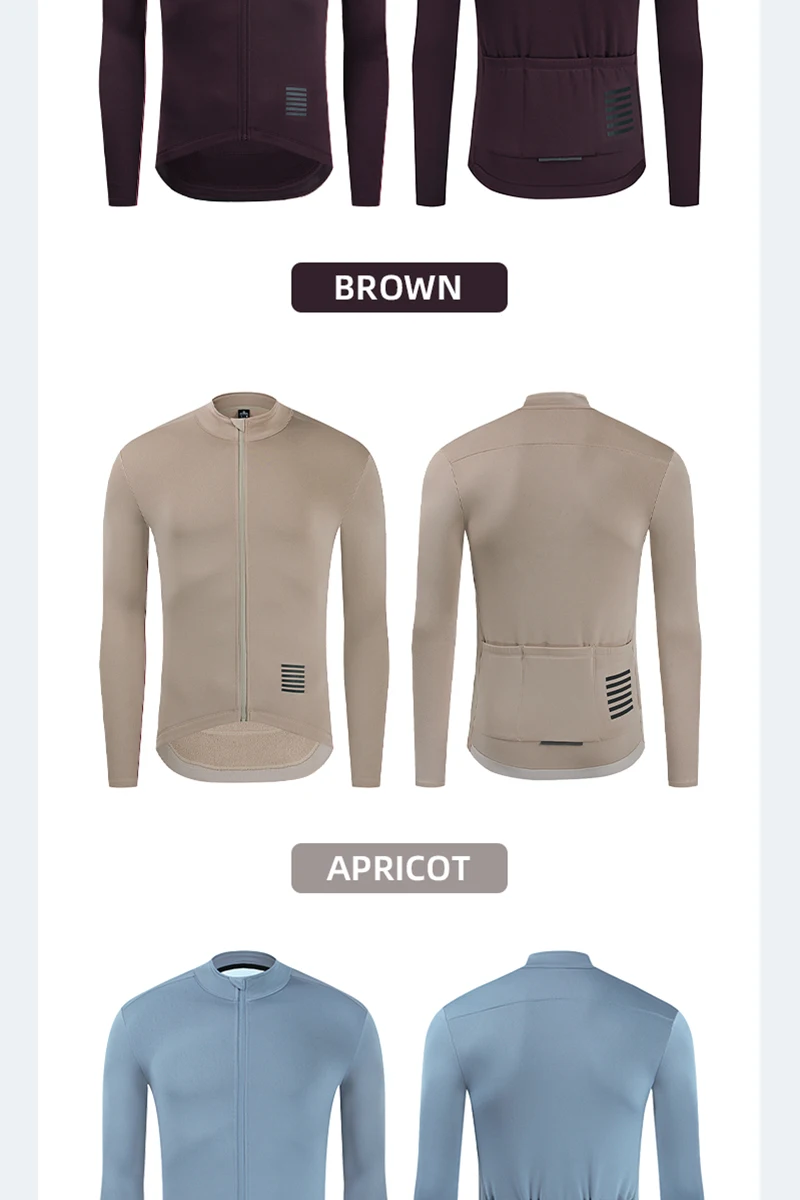 YKYWBIKE Men Winter Thermal Fleece Long Sleeve Men Jacket MTB Bike Coat Pro Top Cycling Jersey Ciclismo Bicycle Clothing 5 Color