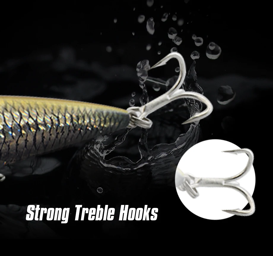 FJORD Luminous 37g 29g 17g Hardcore Sinking Minnow Fishing Lure Treble Hook Hard Baits Jerkbait Sea Long Casting Fishing Items