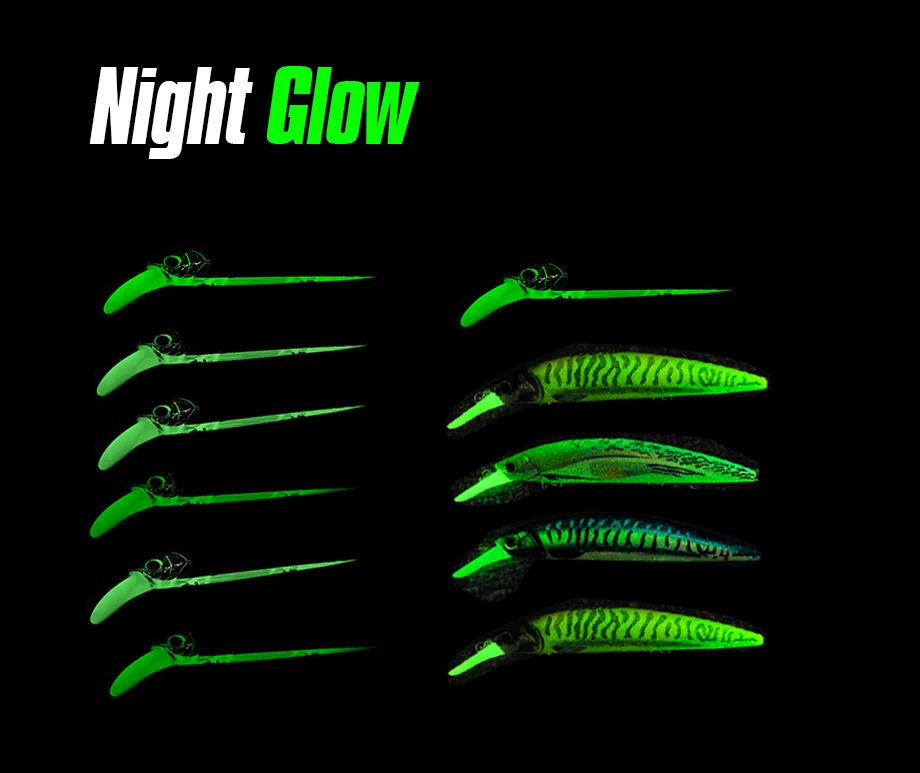 FJORD Luminous 37g 29g 17g Hardcore Sinking Minnow Fishing Lure Treble Hook Hard Baits Jerkbait Sea Long Casting Fishing Items