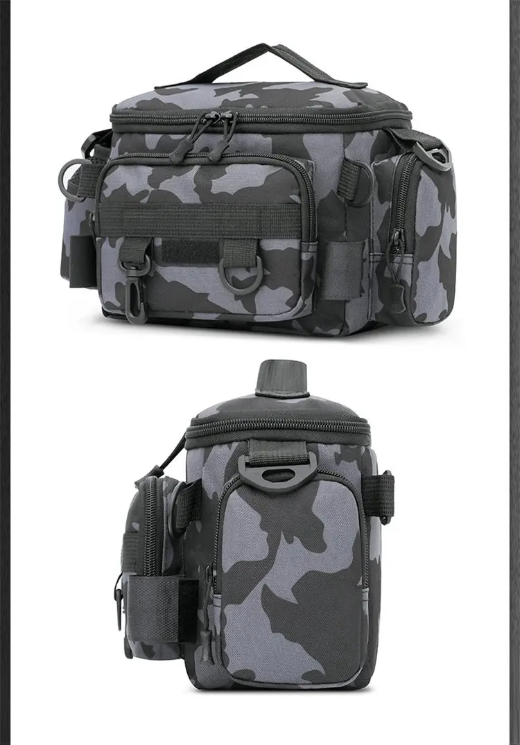 Fishing Tackle Bags Waist Fanny Pack Fishing Lures Line Box Utility Storage Accessories Outdoor Camping Shoulder Crossbody Bag
