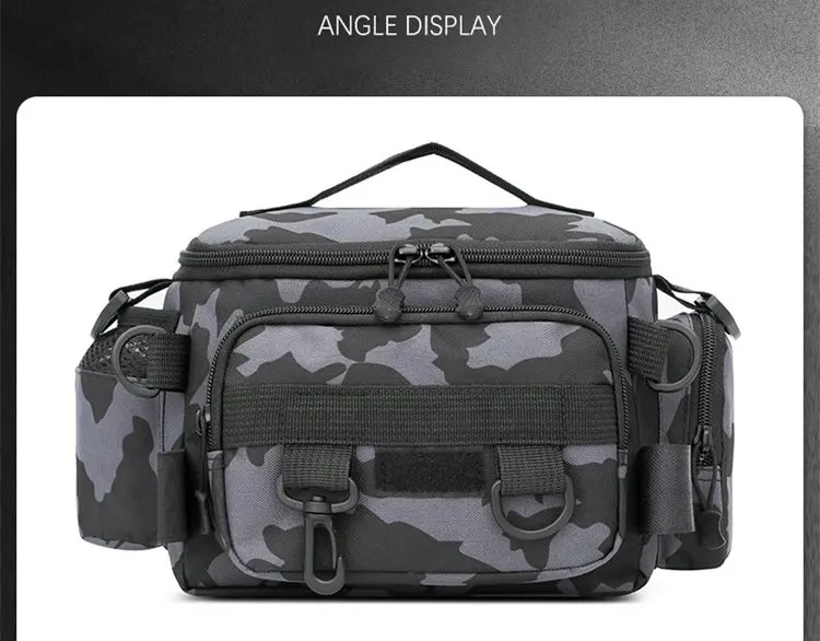 Fishing Tackle Bags Waist Fanny Pack Fishing Lures Line Box Utility Storage Accessories Outdoor Camping Shoulder Crossbody Bag