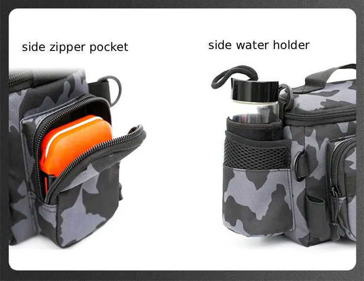 Fishing Tackle Bags Waist Fanny Pack Fishing Lures Line Box Utility Storage Accessories Outdoor Camping Shoulder Crossbody Bag