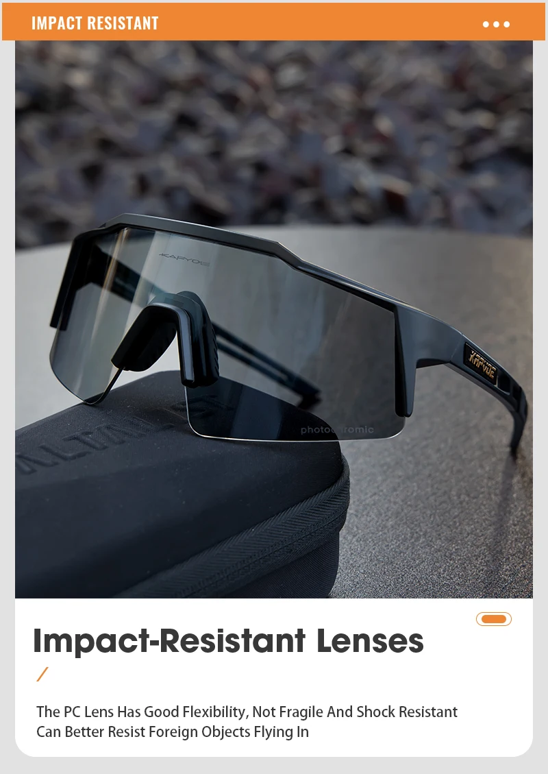 KAPVOE hot Bicycle Cycling Sunglasses Women Bike Cycling Photochromic Glasses UV400 Hiking Eyewear Man Outdoor Sports Glasses