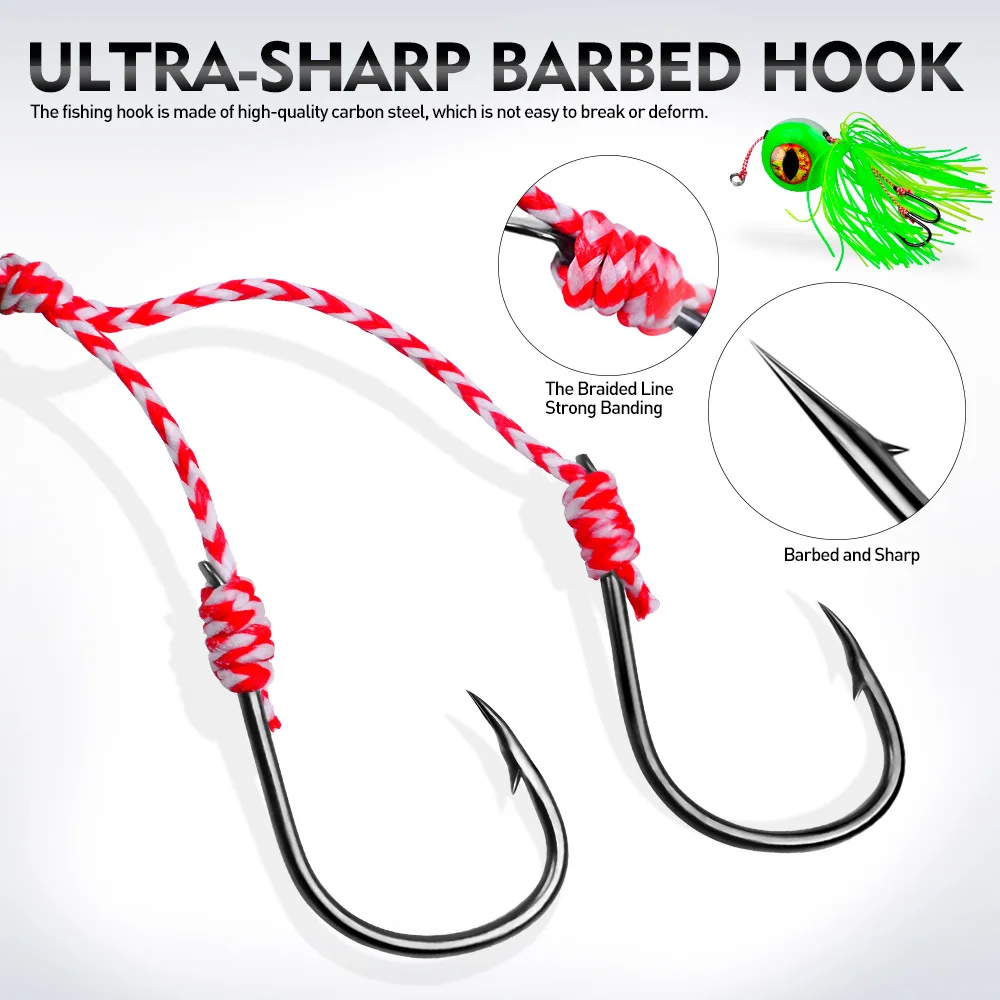1Pc 20g-120g Tenya Tai Rubber Kabura Jig Slide Jig Snapper Grouper Sea-bream Jig Head With Rubber Skirt Jigging Lure