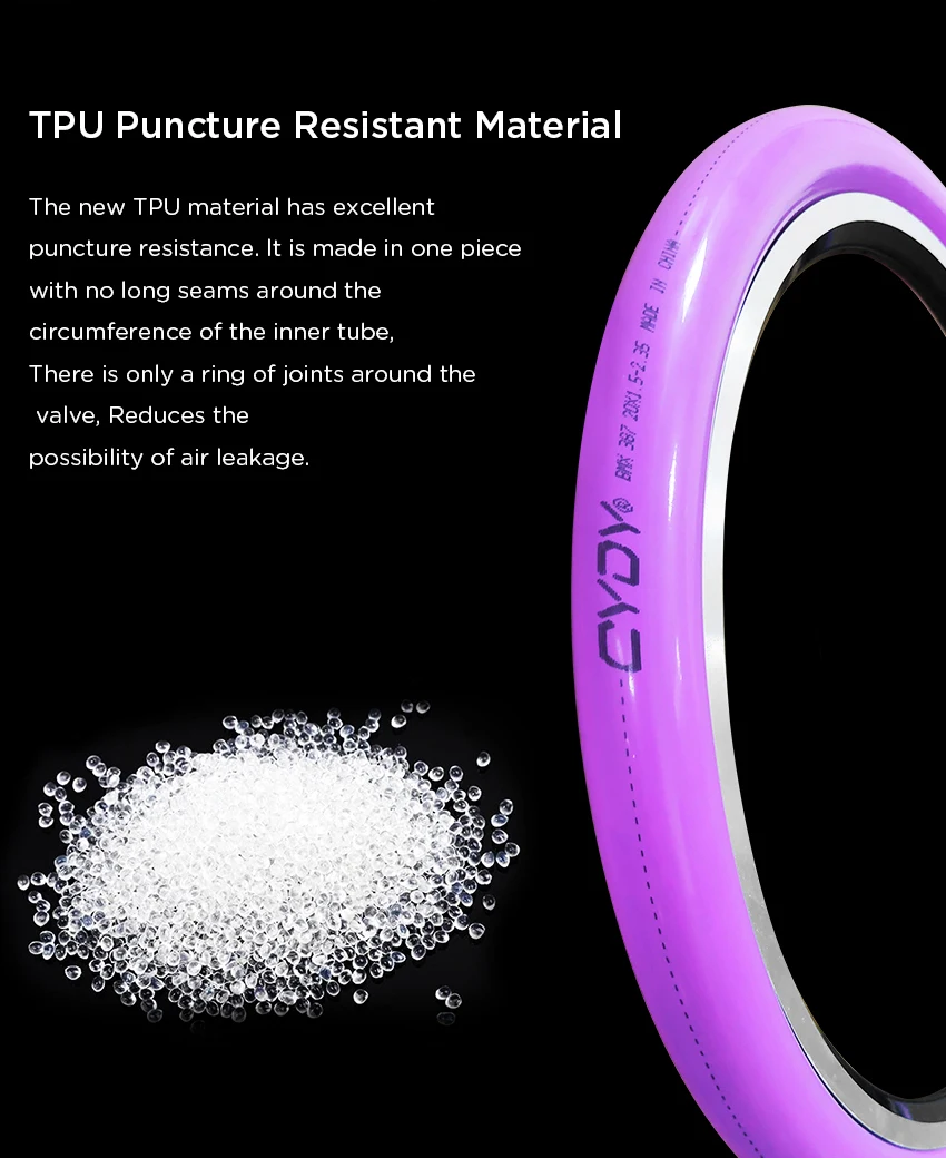 22g CYDY TPU Bike Inner Tube Camera 20' 451 20x1.0 1-1/8 1-1/4 1.25 1.35 1-3/8 1.5 Valve Length 45/65mm BMX Bicycle Tire Tyre
