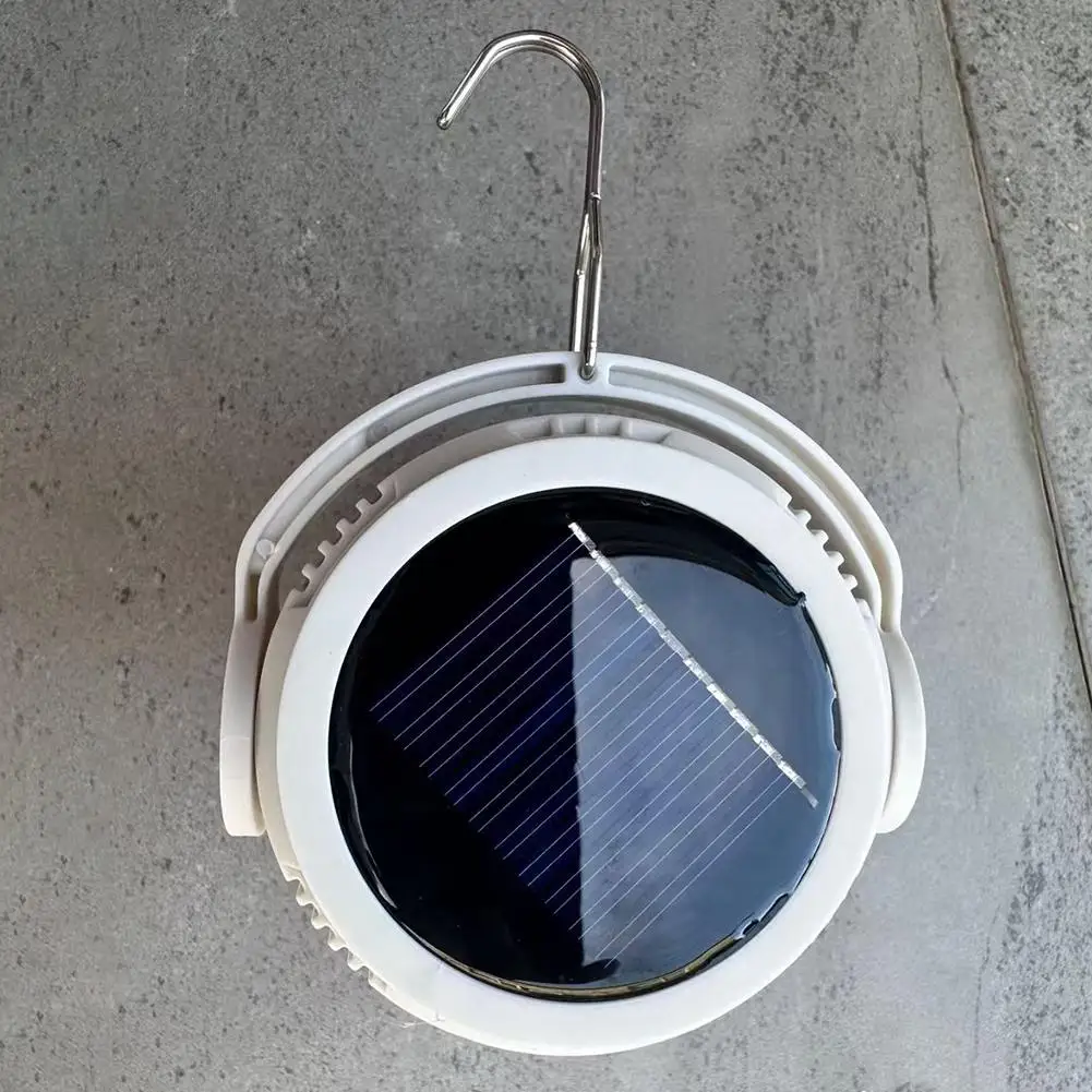 Outdoor Solar Camping Light Rechargeable LED Camping Light COB with Digital Display for Mountain Camping