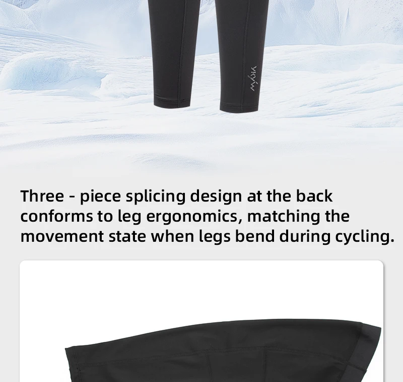 Ykywbike Winter Cycling Leg Warmers Thermal Fleece Non-Slip ultra-lightness Breathable Pro Team Mtb Road Bike Knee Cover