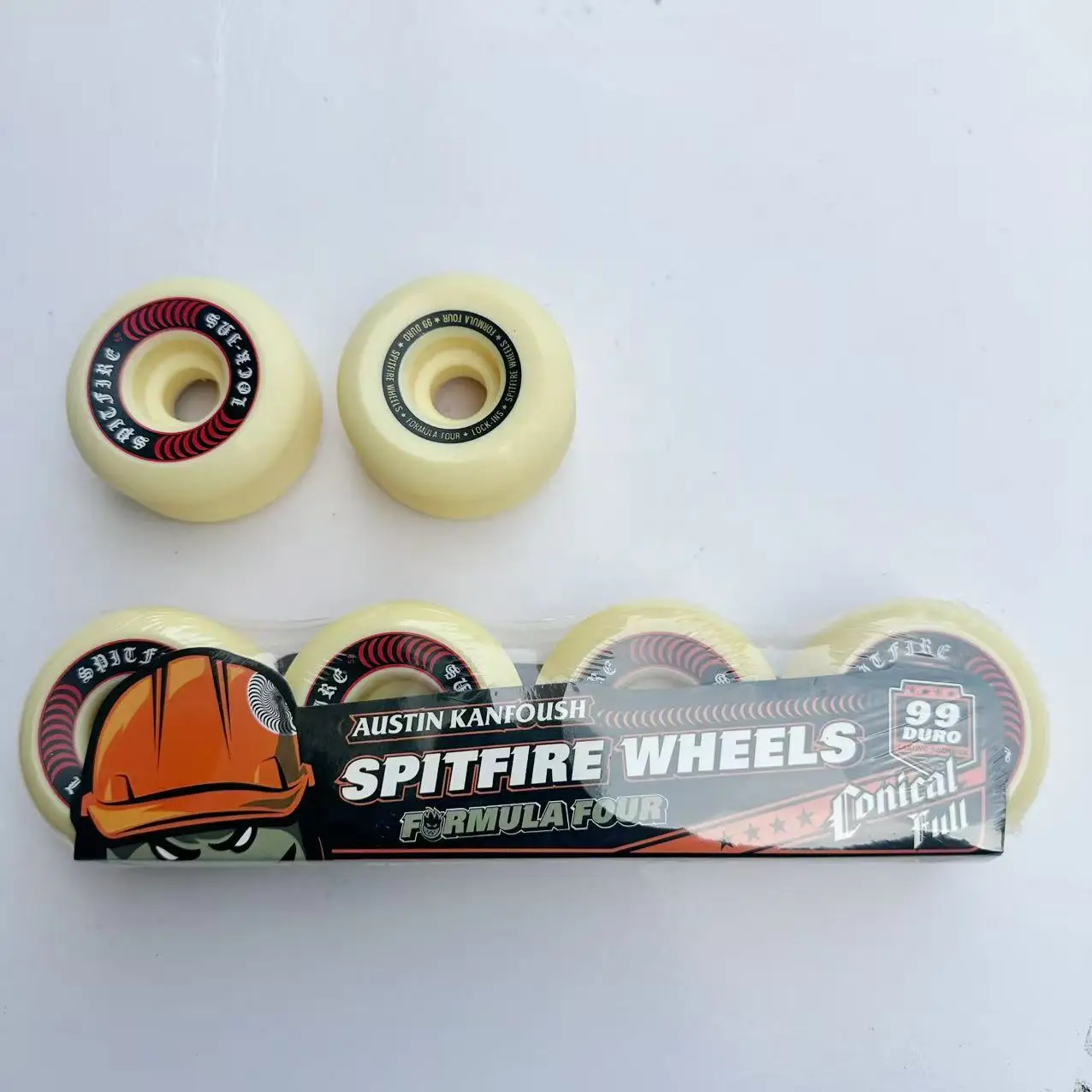 Genuine Skateboard Wheels 52 53 54 56 58mm 101D 99D Available SPITFIRE Good Quality Skate Wheels Skating Tool