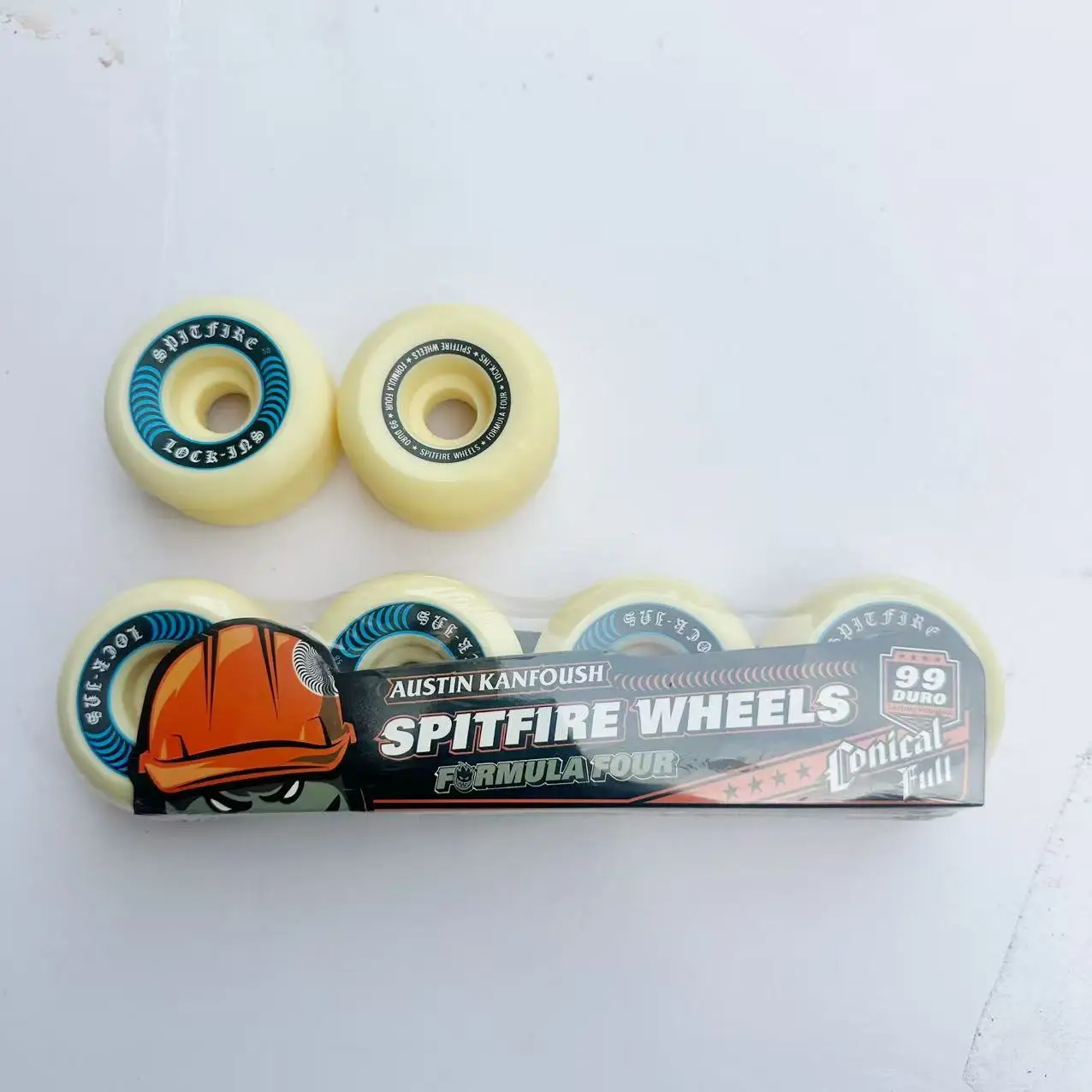 Genuine Skateboard Wheels 52 53 54 56 58mm 101D 99D Available SPITFIRE Good Quality Skate Wheels Skating Tool