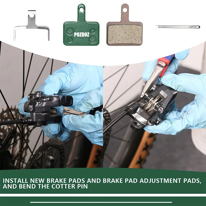 POZDOZ MTB Ceramic Road Brake Pads for SHIMANO B01S B05S Mountain Bicycle Hydraulic Disc Brake Pads Bike Cycling Parts