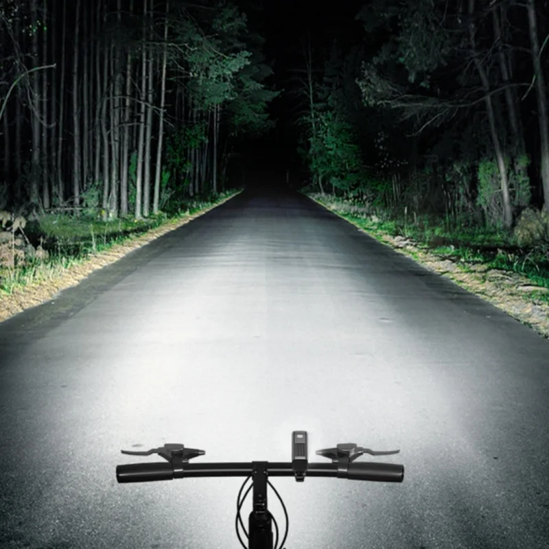 2-Pack Bicycle Lights, Bicycle Headlight, Bicycle Flashlight, Led USB Rechargeable Flashlight, Bicycle High Beam, Low Beam, Plus Tail Light, Bicycle Tail Light, Front Light Set