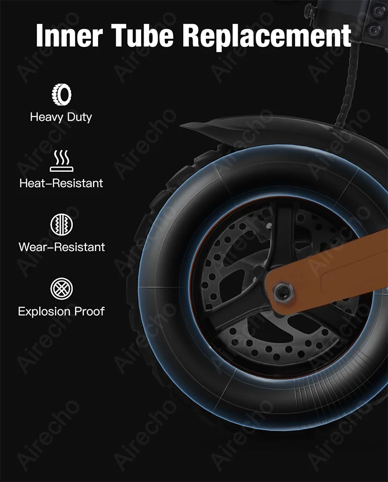 Original 255x80 Outer Tire For KuKirin G2 Max/G3 Pro/2024 Version G2 Master 80/65-6 10×2.5 Inner Tube Off Road Inflatable Tyre