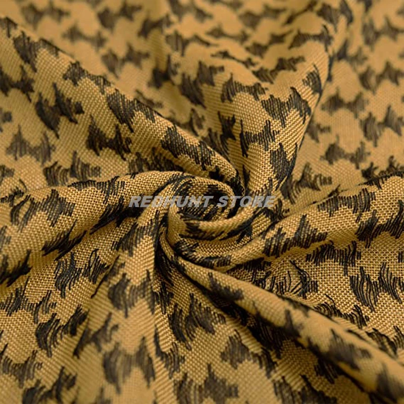 Tactical Hunting Scarf Shemagh Tactical Desert Keffiyeh Head Neck Scarf Arab Wrap with Tassel 43x43 Inches